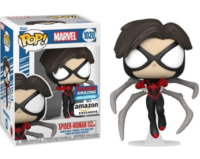 اکشن فیگور اسپشیال 9 سانتی فانکو پاپ اسپایدر وومن مدل Funko POP - Marvel - Spider-Woman Mattie Franklin - Bobble Head - Exclusive _اسباب بازی